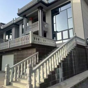 河北 芝麻白别墅阳台栏杆，楼梯栏杆