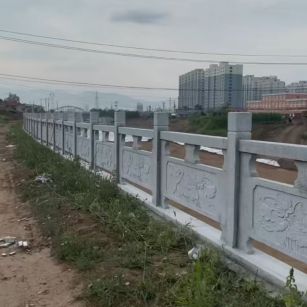 河北 石材河道栏杆