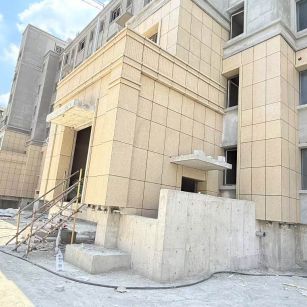 河北 黄金麻干挂，工地实拍