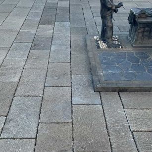 河北仿古石铺装效果
