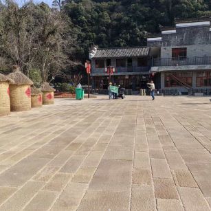 河北仿古石铺装效果