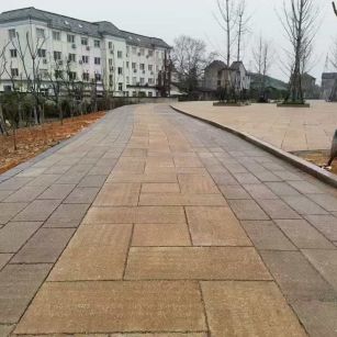 河北仿古石铺装效果