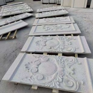 河北 芝麻白干挂雕花板