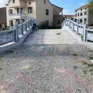 河北 芝麻灰花岗岩桥栏杆