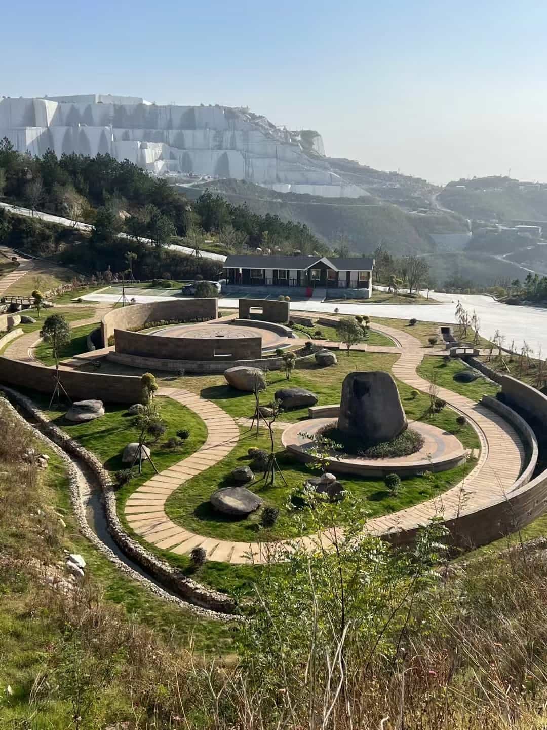 河北仿古石铺装整体效果