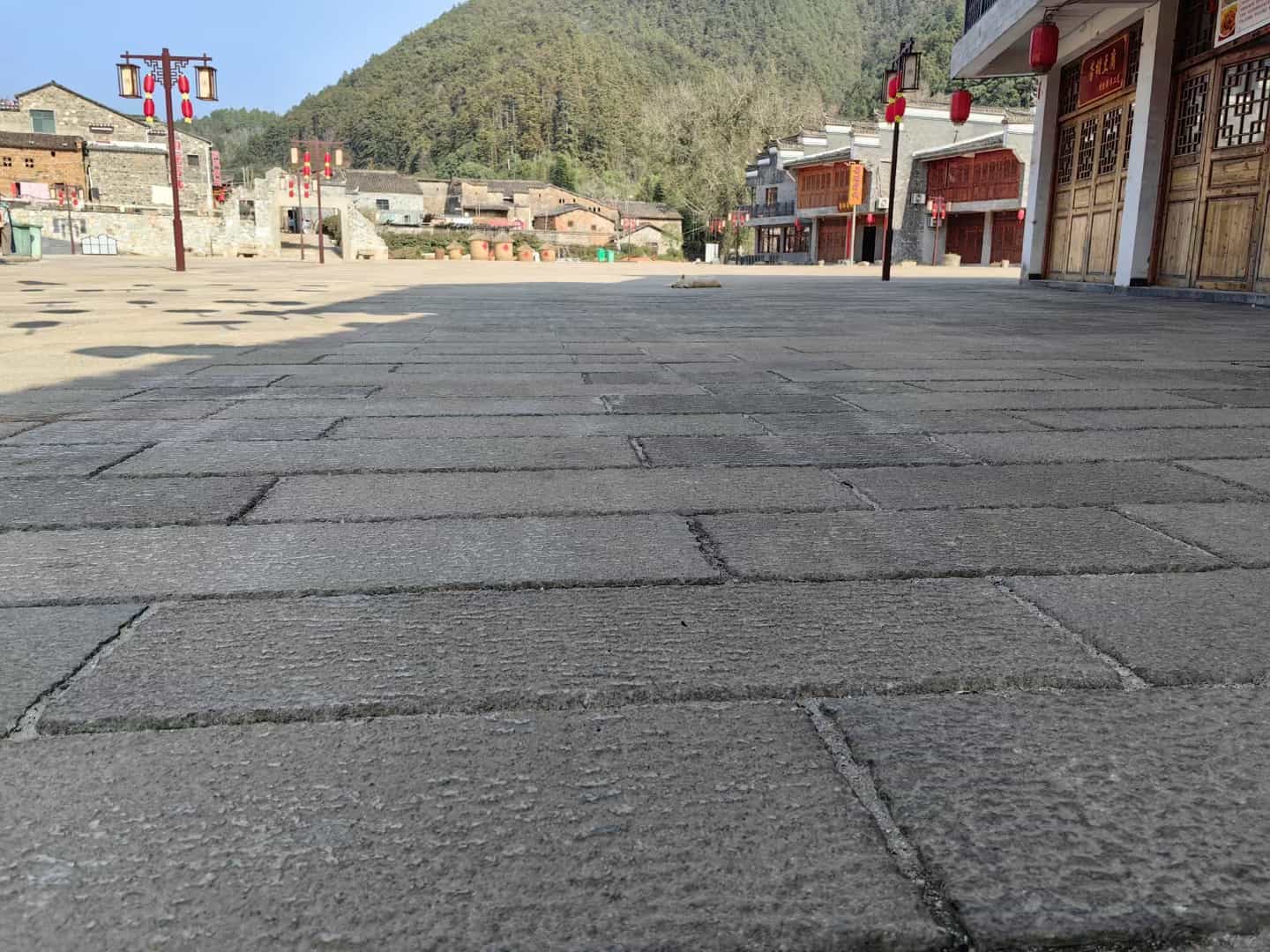 河北仿古石铺装效果