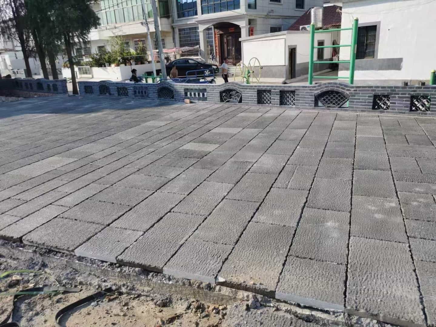 河北仿古石铺装效果