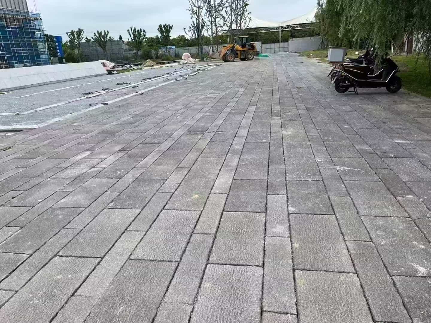 河北仿古石铺装效果