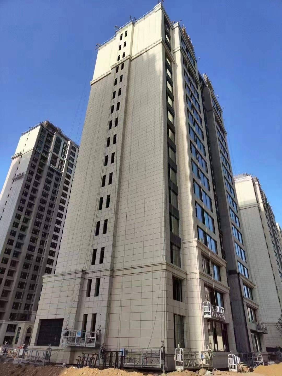河北黄金麻高端小区，外墙干挂