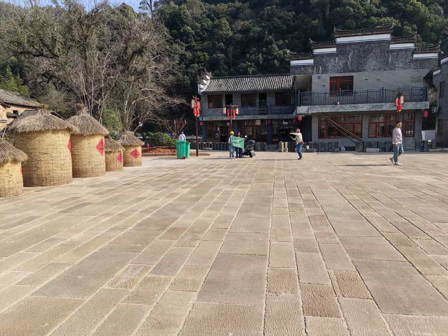 河北仿古石铺装效果