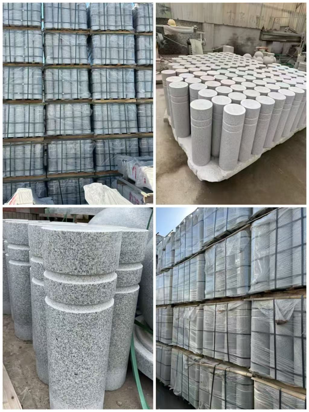 河北 芝麻白花岗岩挡车柱、隔离柱多少钱