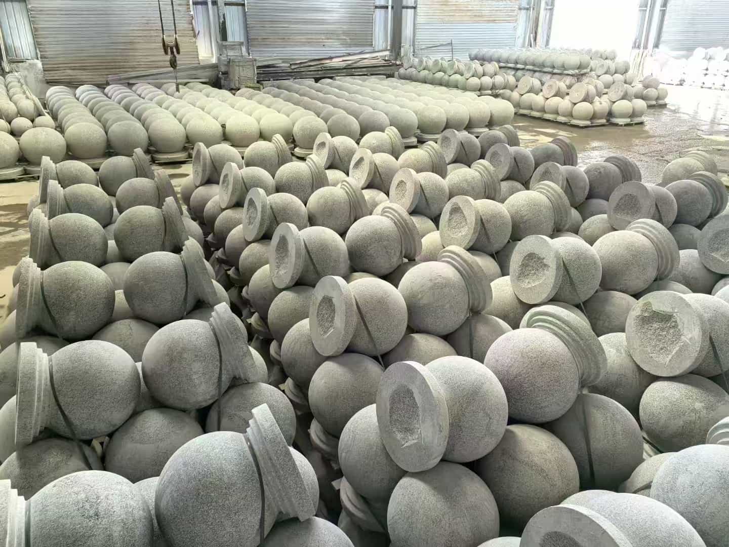 河北石材挡车球