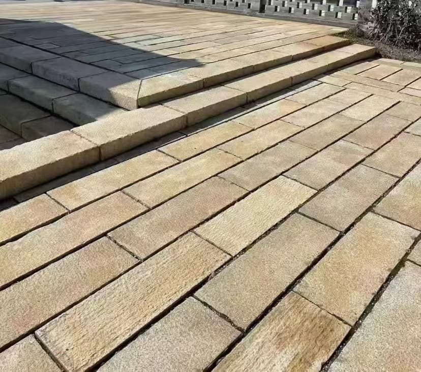 河北仿古石铺装效果