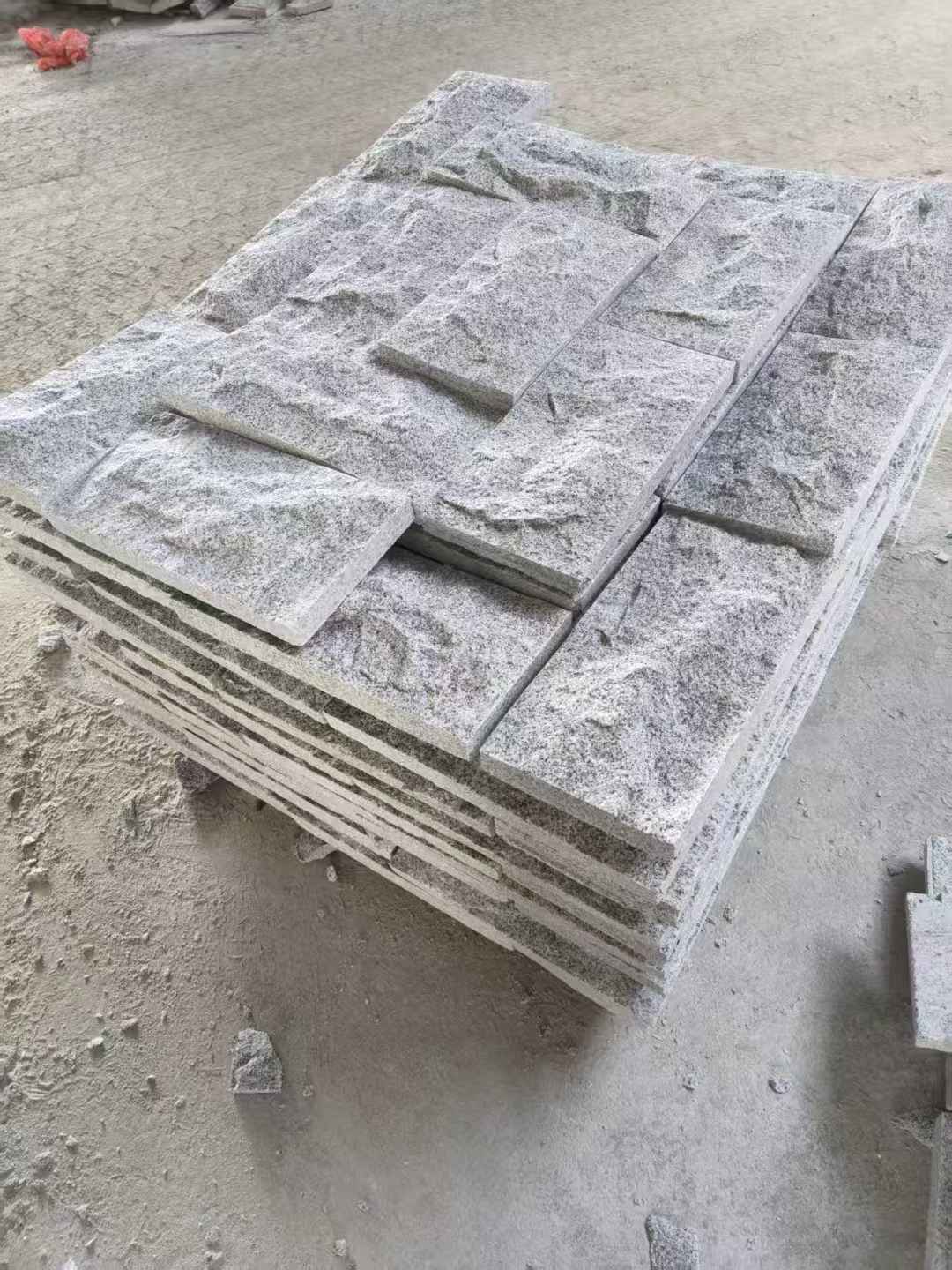 河北 芝麻白蘑菇石、自然面