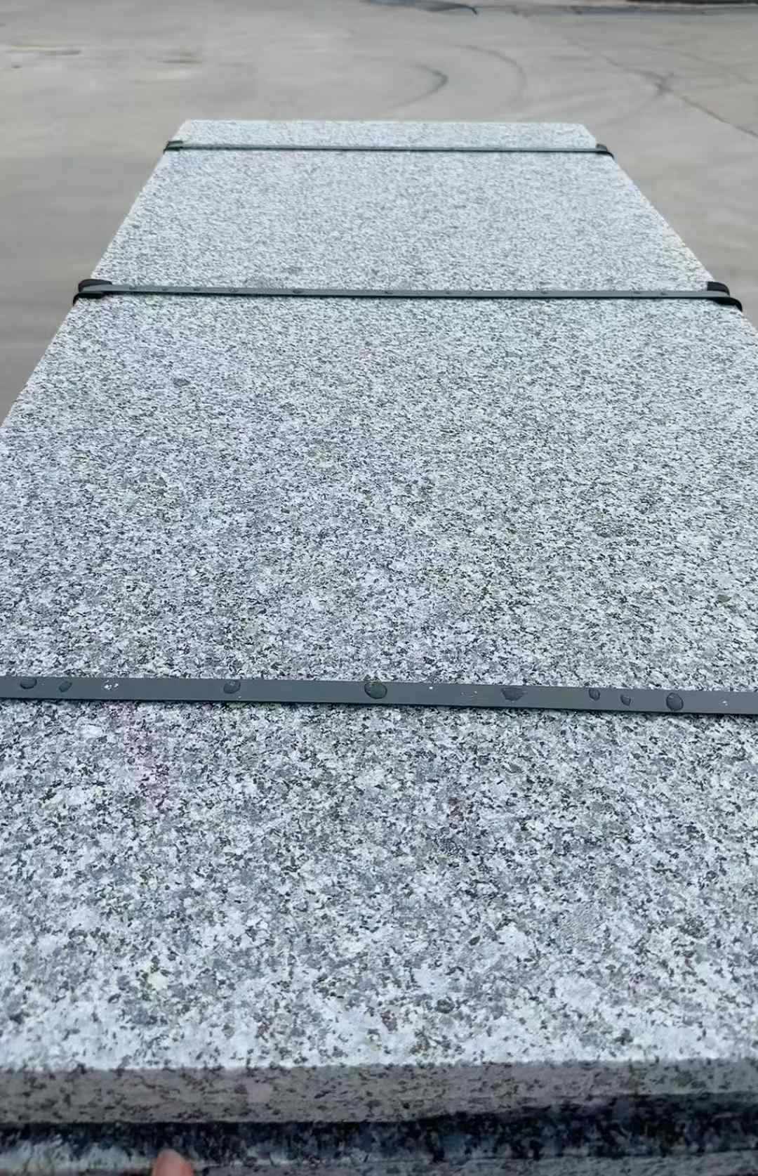 河北 芝麻黑火烧面毛板，条板，半成品