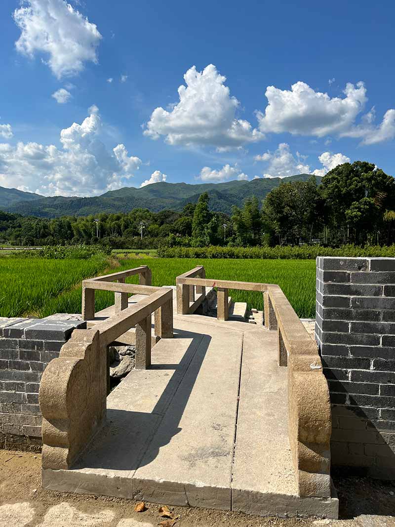 河北花岗岩仿古石材景区使用案例